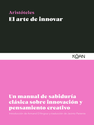 cover image of El arte de innovar